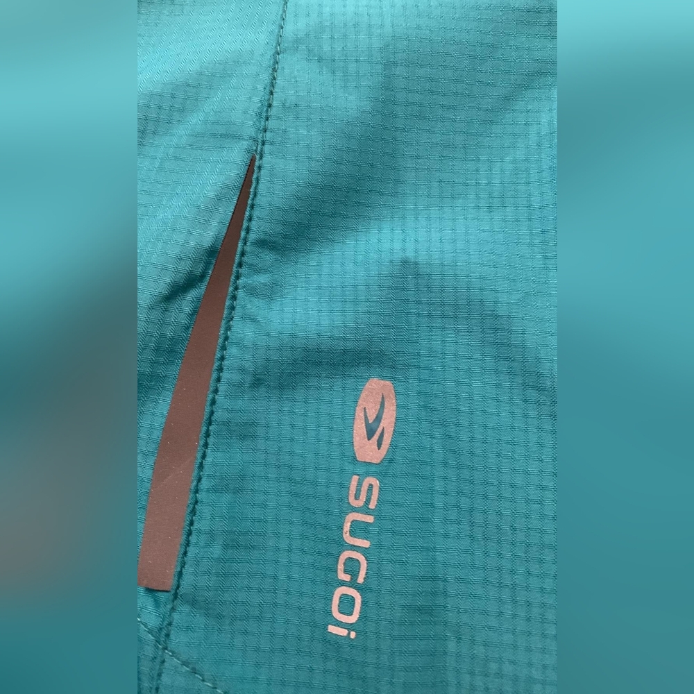 SUGOi Teal / Blue Running / Bicycle Jacket and Vest Size Small Petite (S/P) - Picture 5 of 16